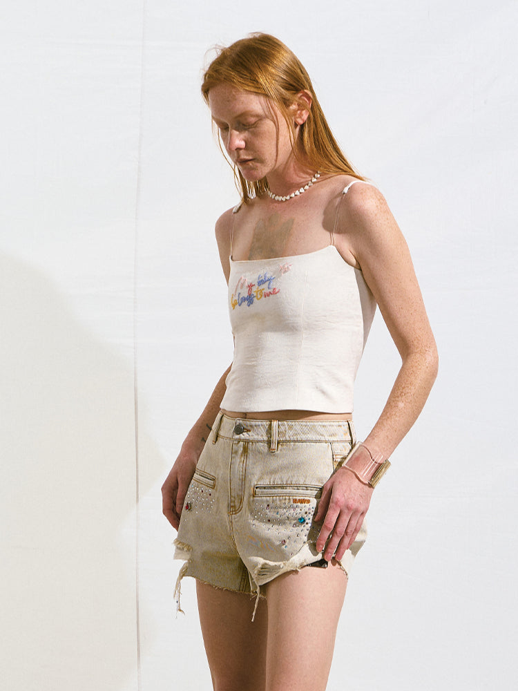 Backless Invisible Strap Cami Bustier