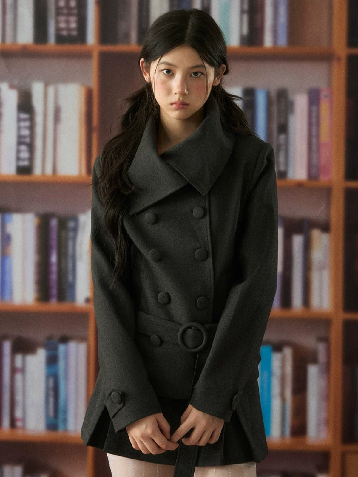 Double Breasted Wool Coat