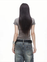 Rivet V Neck Tee