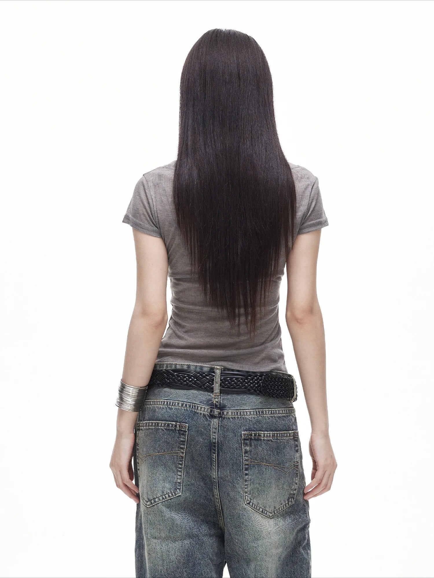 Rivet V Neck Tee