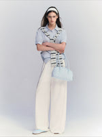 Striped Shawl Shirt