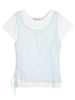 Layered Drawstring Tee