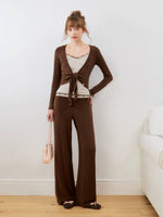 Lace Cami & Wide-Leg Pants Set