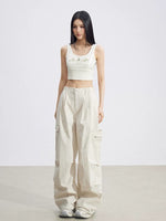 Cargo Wide-Leg Pants