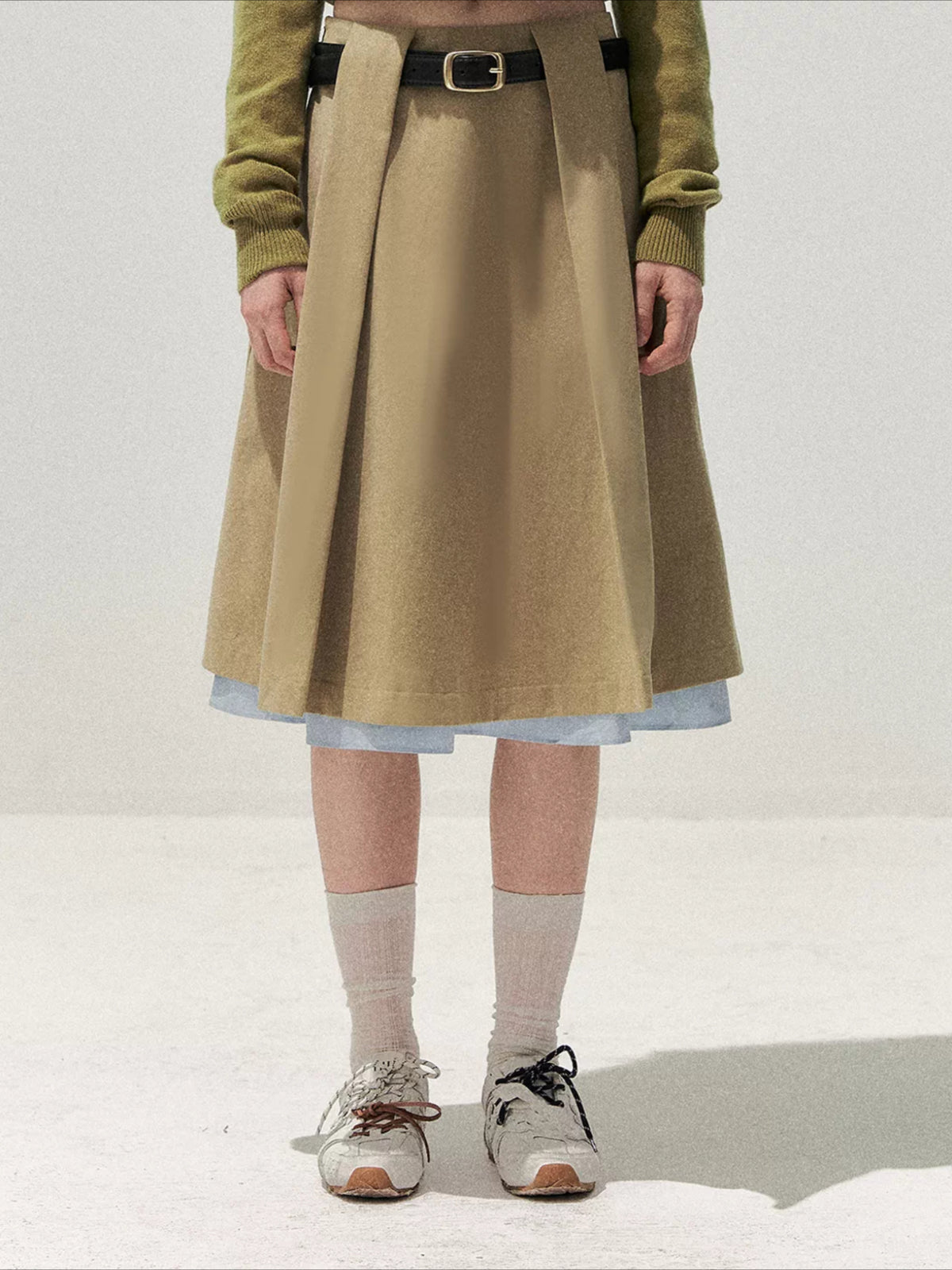 Peter Pan Trench Skirt Set