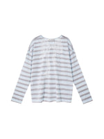 Lace Bow Stripe Top