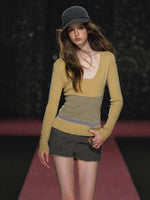 Vintage Cape Knit & Shorts Set