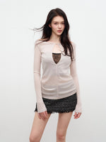 Lace Layered Long Sleeve Top