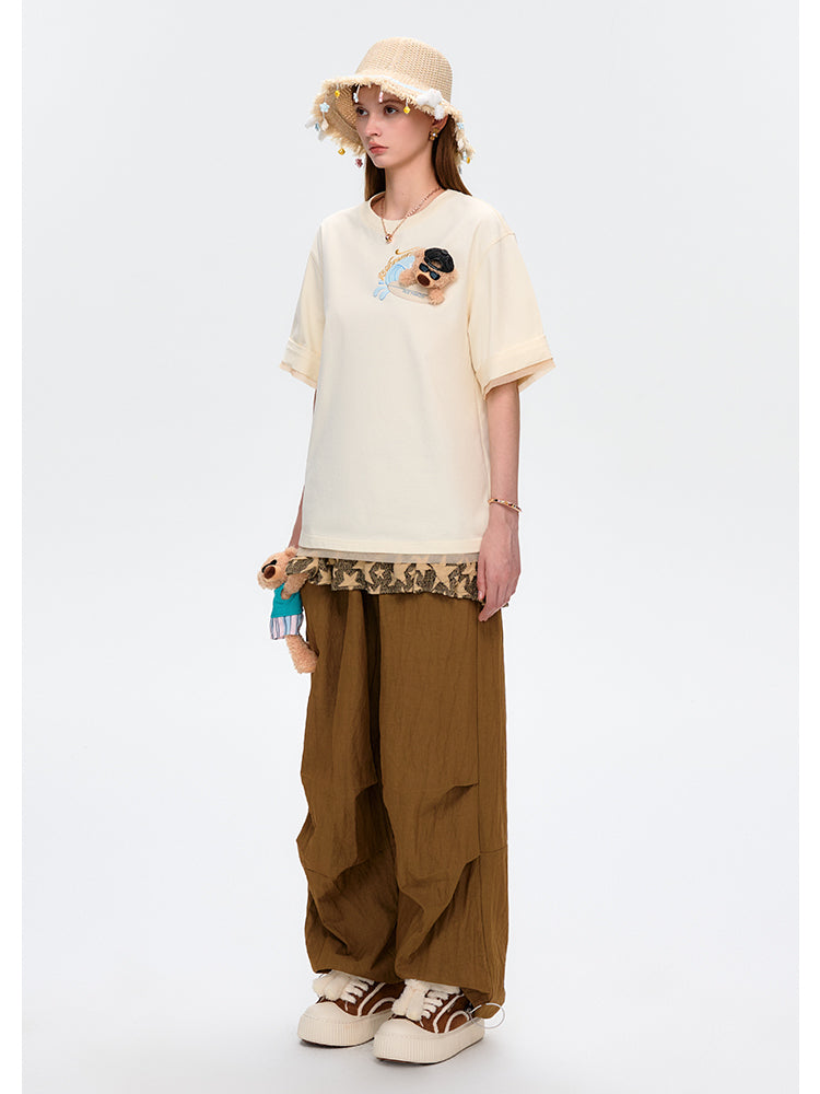 Surfing Doll Cotton T-shirt