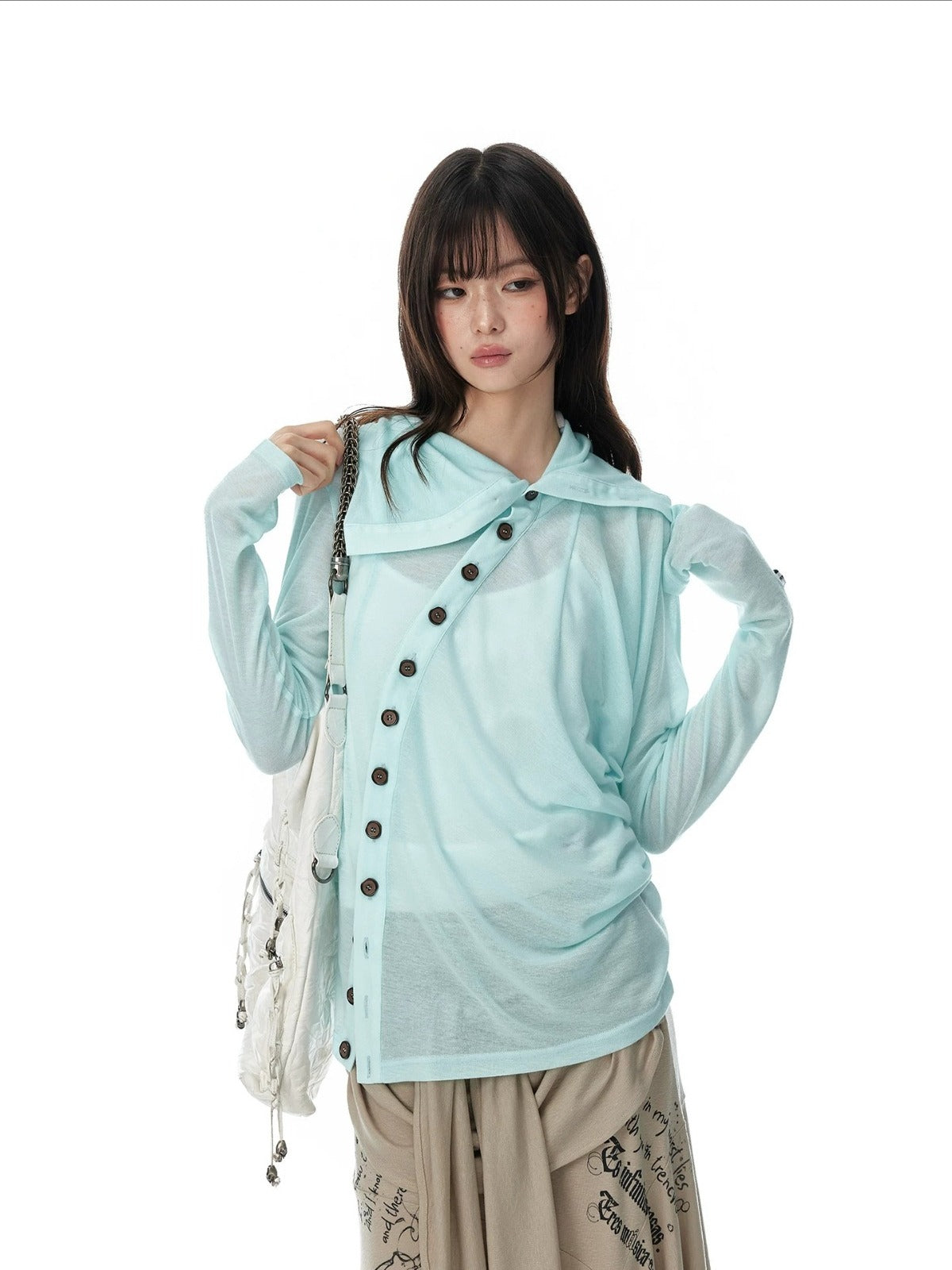 Mint Layered Sun Protection Shirt