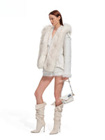 Polar Eco Faux Leather Fur Jacket