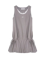 Lace Drawstring Dress