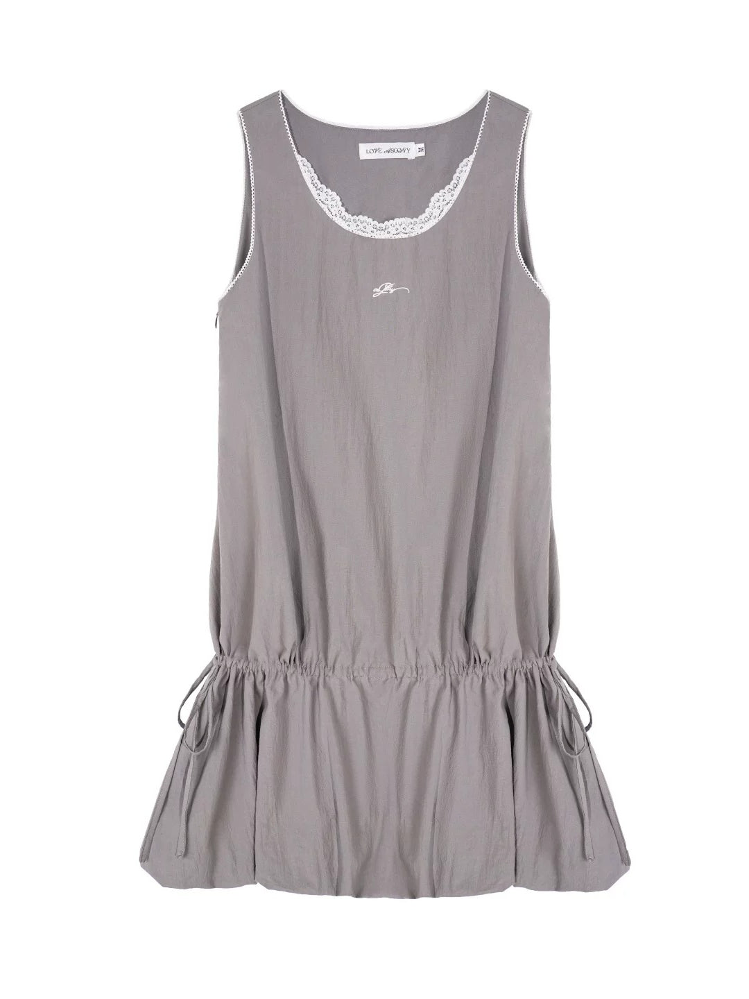Lace Drawstring Dress