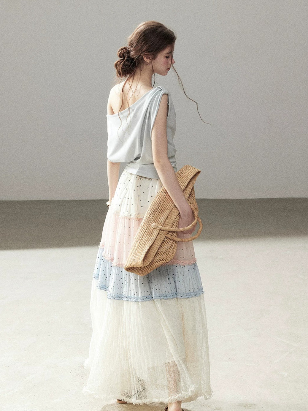 Lace One Shoulder Top
