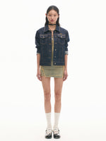 Relaxed-Fit Vintage Denim Jacket