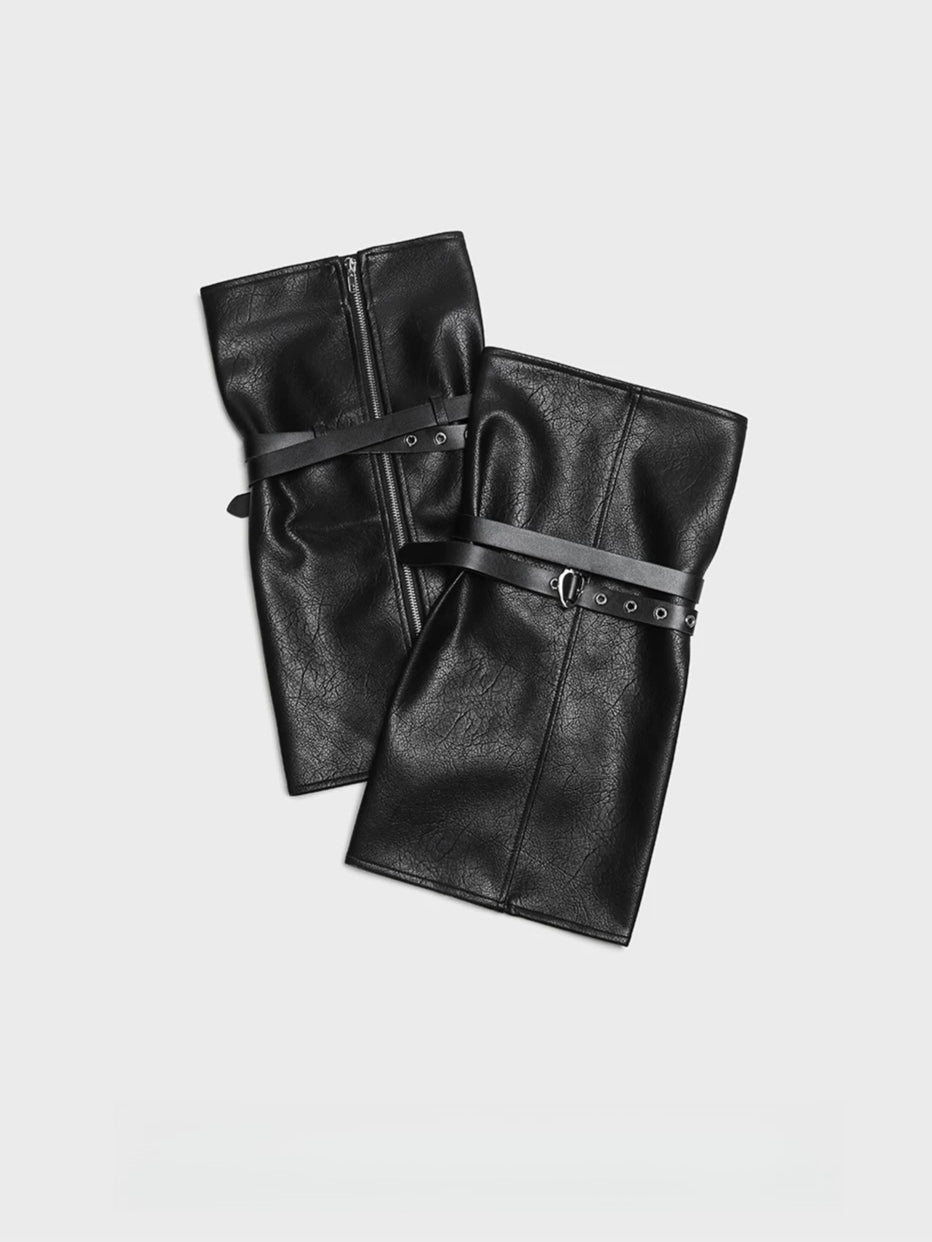 Leather Leg Warmers