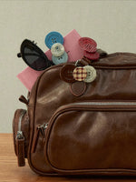 Vintage Pattern Button Hair Clip