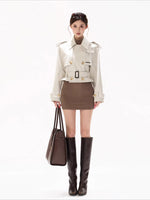 Crop Trench Jacket