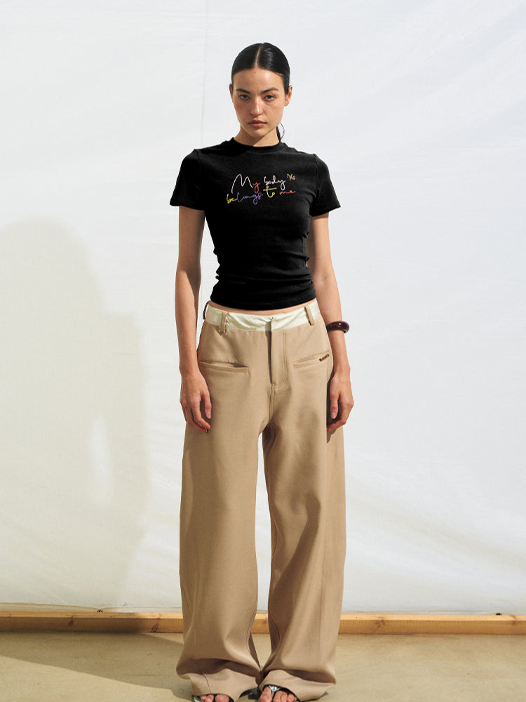 Slim Fit Fitted Short Sleeve T-Shirt