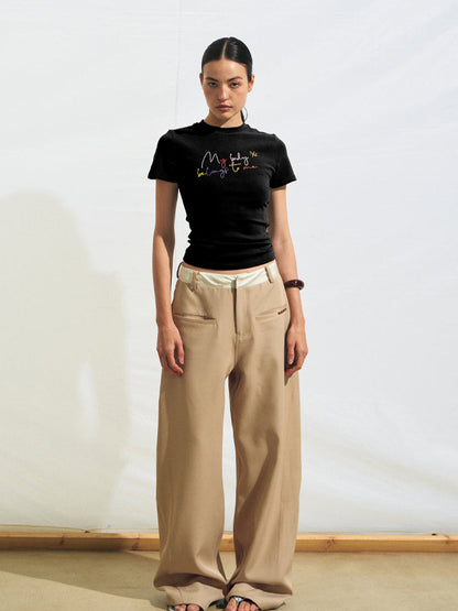 Slim Fit Fitted Short Sleeve T-Shirt