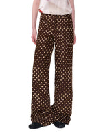 Brown Polka Dot Jeans