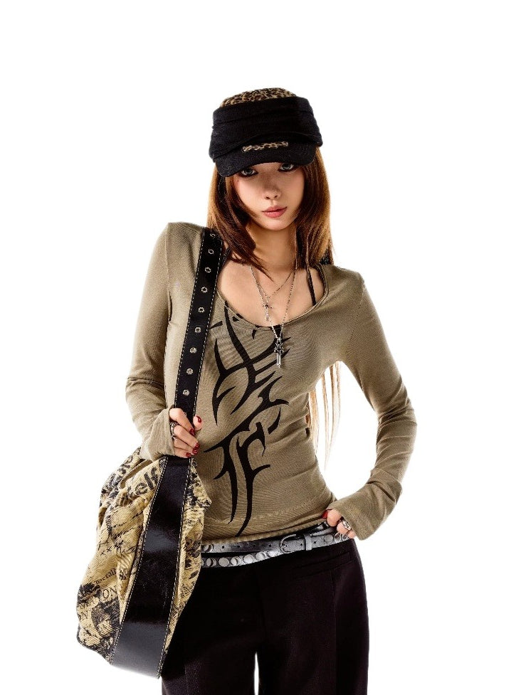 Retro Slim Fit Top