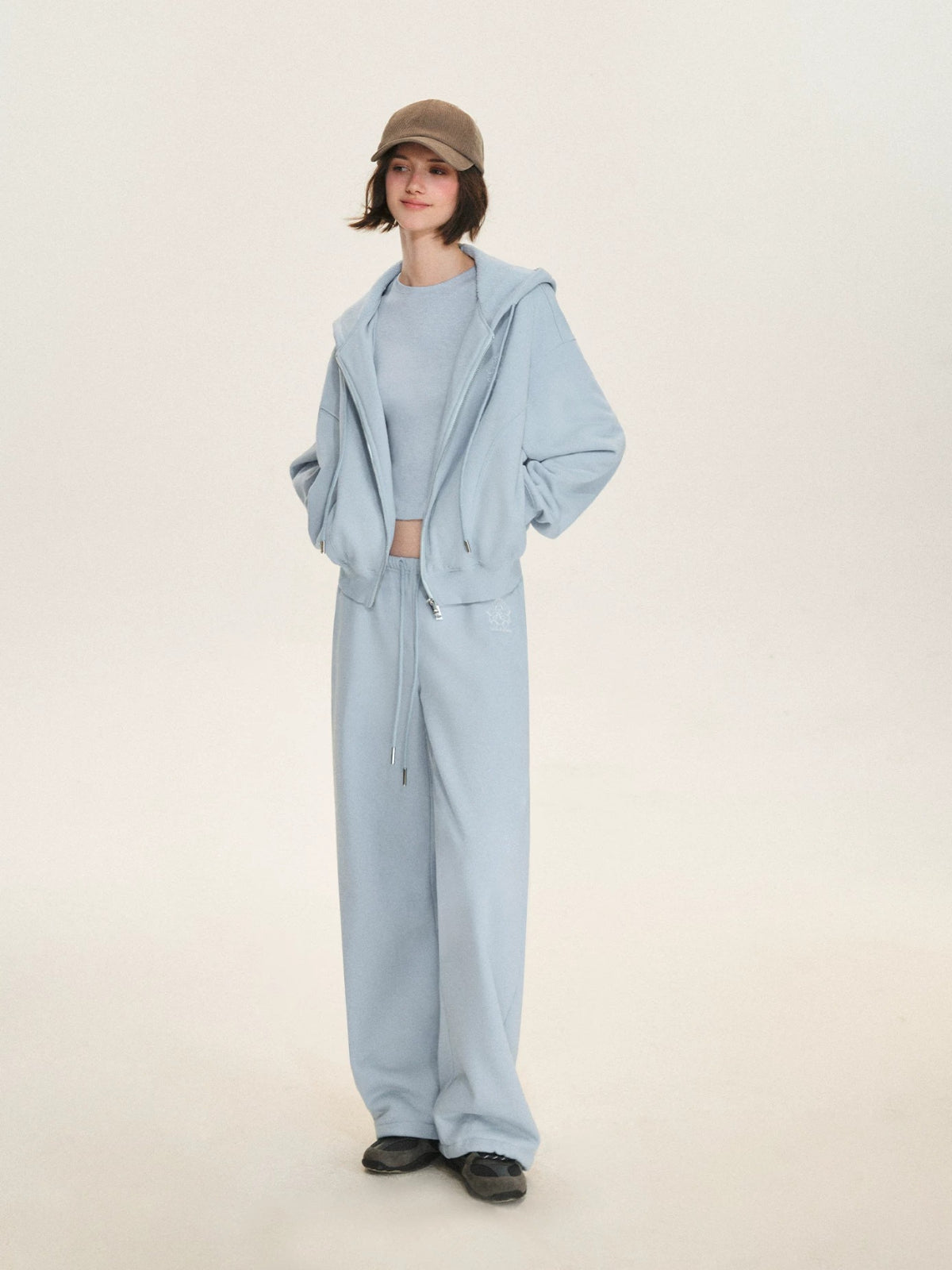 Fleece Hooded Three Piece Set