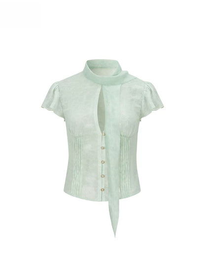 Blurred Romance Chiffon Set