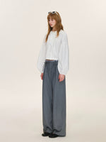 French Tuck Pleat Blouse