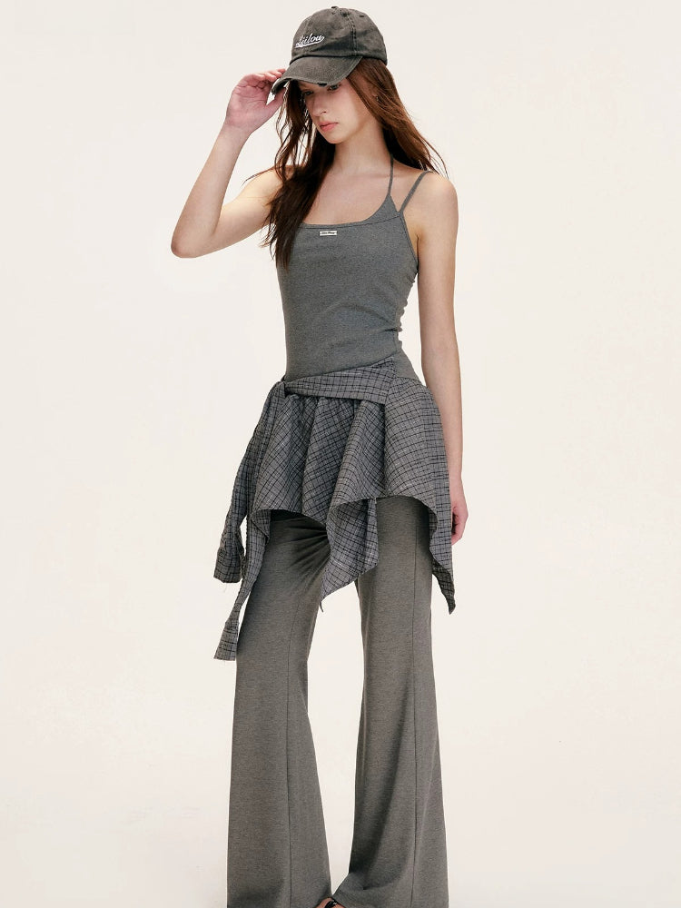 Modal Wrap Flare Pants