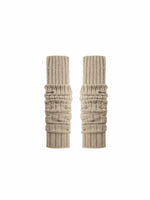 Slouchy Ribbed Knit Leg Warmers