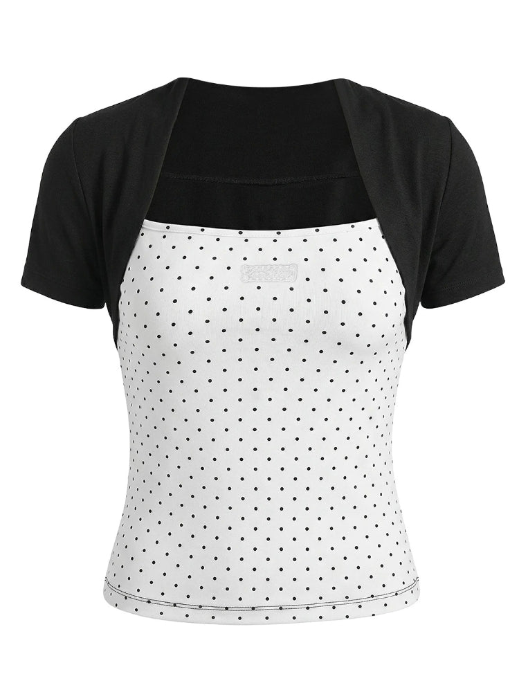 Contrast Layered T-Shirt
