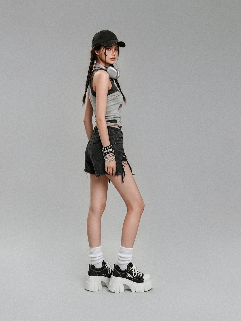 Platform Canvas Sneakers
