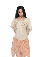 Beaded Knit Cardigan & Tank Top Set