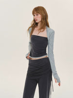 Contrast Panel Two-Piece Set
