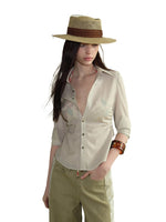 Cinched Lyocell-Blend Shirt