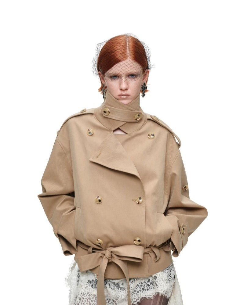 Double Breasted Trench Coat