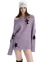 Reversible Stripe Knit Top