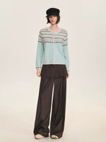 Pastel Fair Isle Knit Cardigan