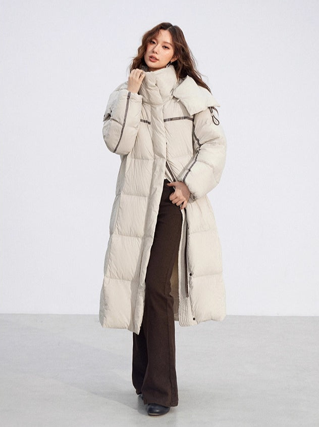 Hooded Long Down Coat