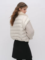 Detachable Sleeve Down Puffer Jacket
