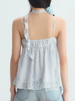 Plaid Irregular Hem Top