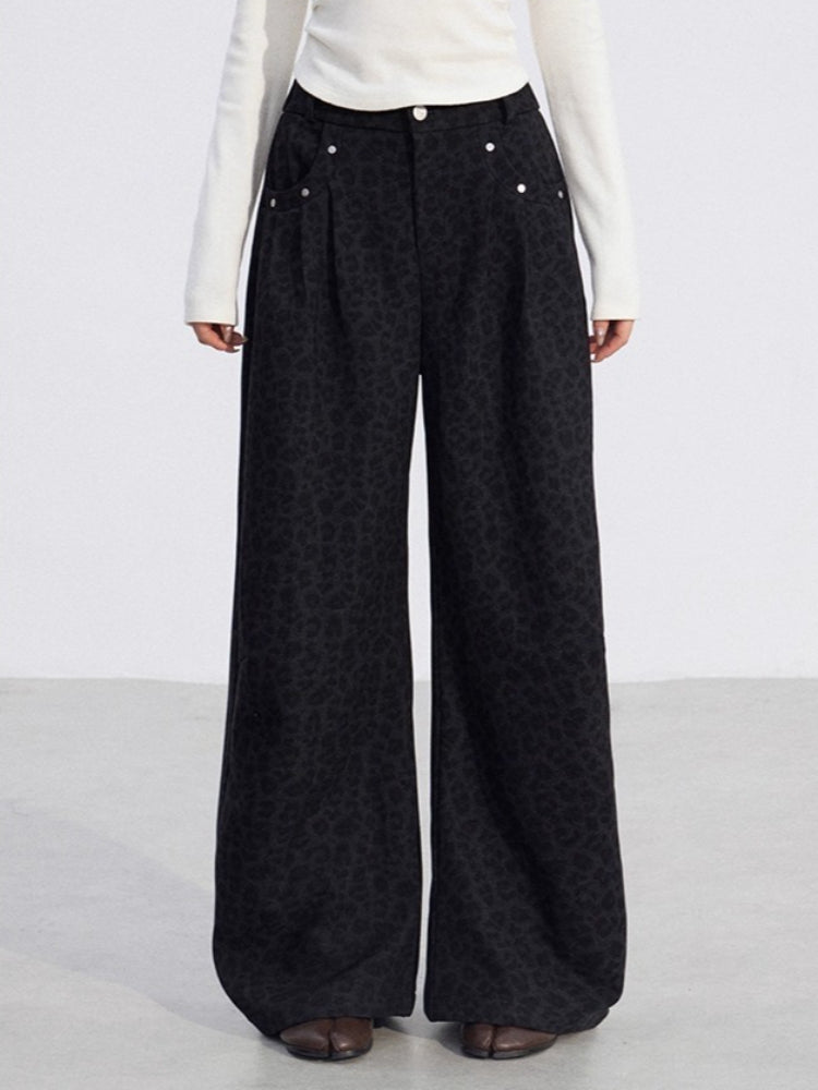 Wool Wide-Leg Pants