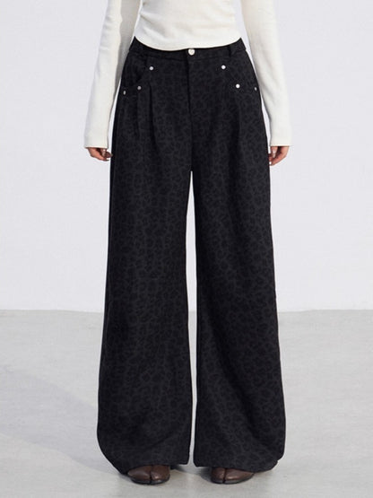 Wool Wide-Leg Pants
