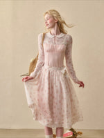 Floral Tencel Dress Set
