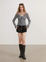Reversible Knit Top
