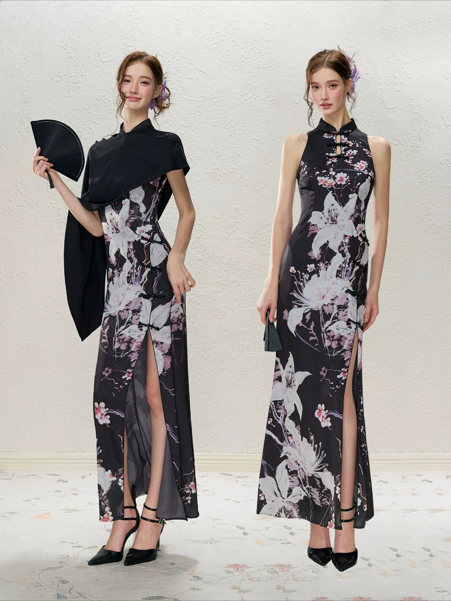 "Dream Garden" Qipao Dress Set