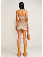 Rage Wild Diamond Denim Skirt Wild Diamond