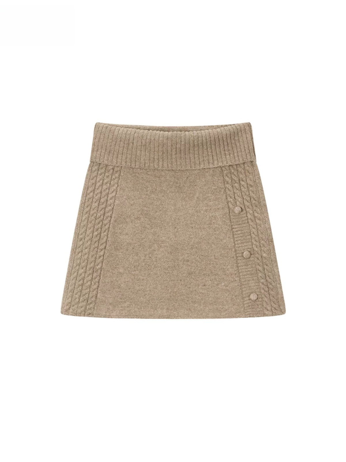 Cable Knit Cardigan &amp; Skirt Set