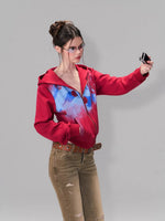 Vintage Graphic Hoodie Jacket